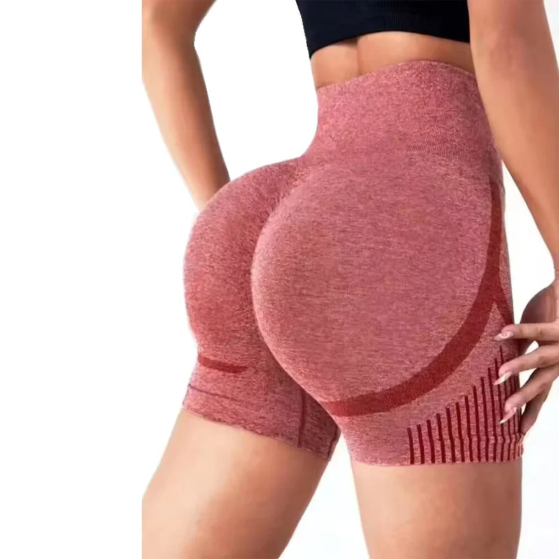 Women High Waist Workout Shorts