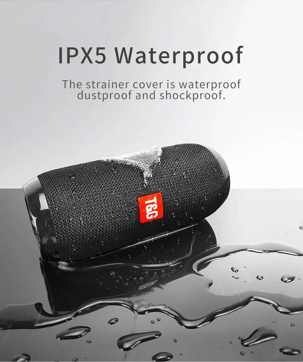 T&G Portable Sound Box Waterproof Loudspeaker