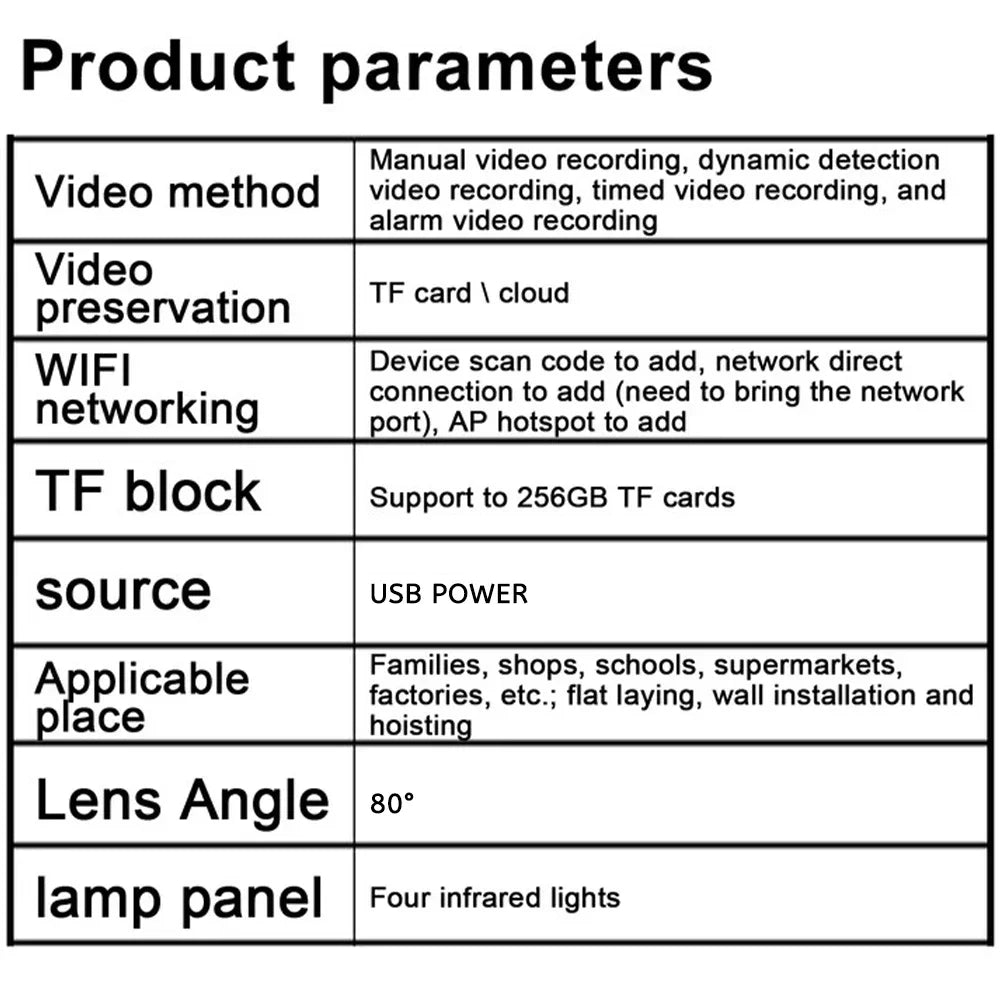 3MP Wifi Camera Indoor with ziicam app