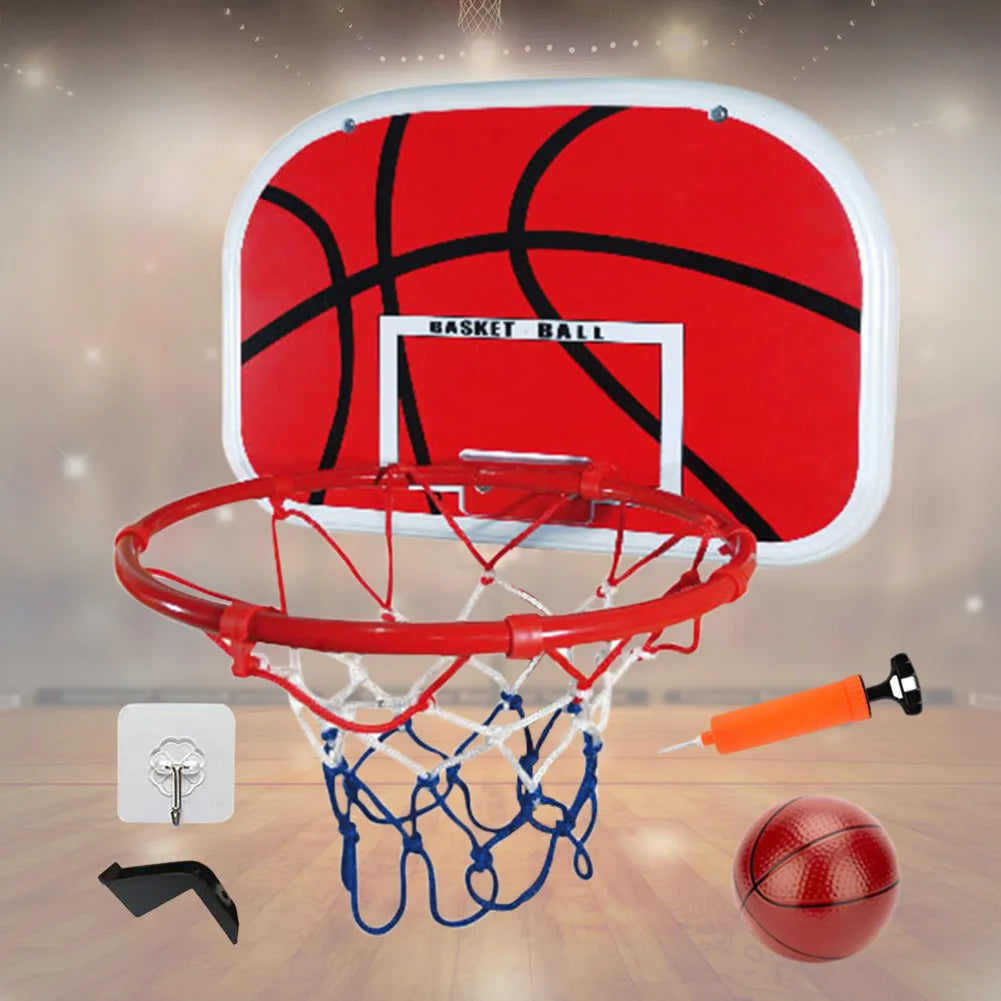 Basketball Goals with Ball and Pump Portable Basketball Hoop Adjustable Basketball Hoop Set Indoor Outdoor Play for Kids