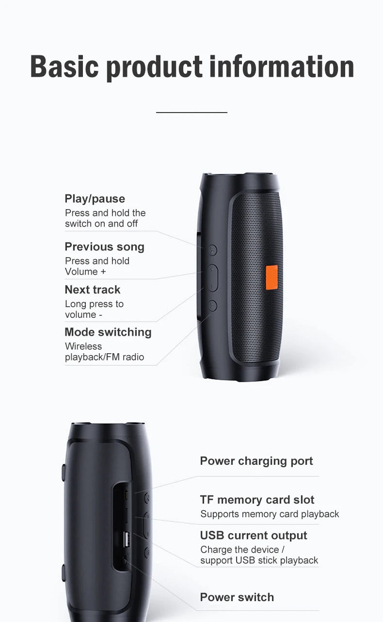 Dynamic Wireless Bluetooth Speaker