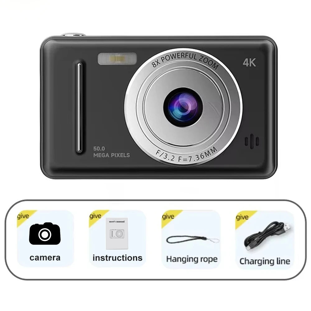 4K Digital Camera 50MP