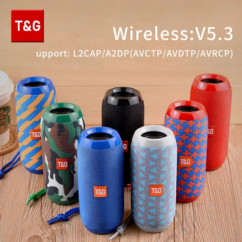 T&G Portable Sound Box Waterproof Loudspeaker