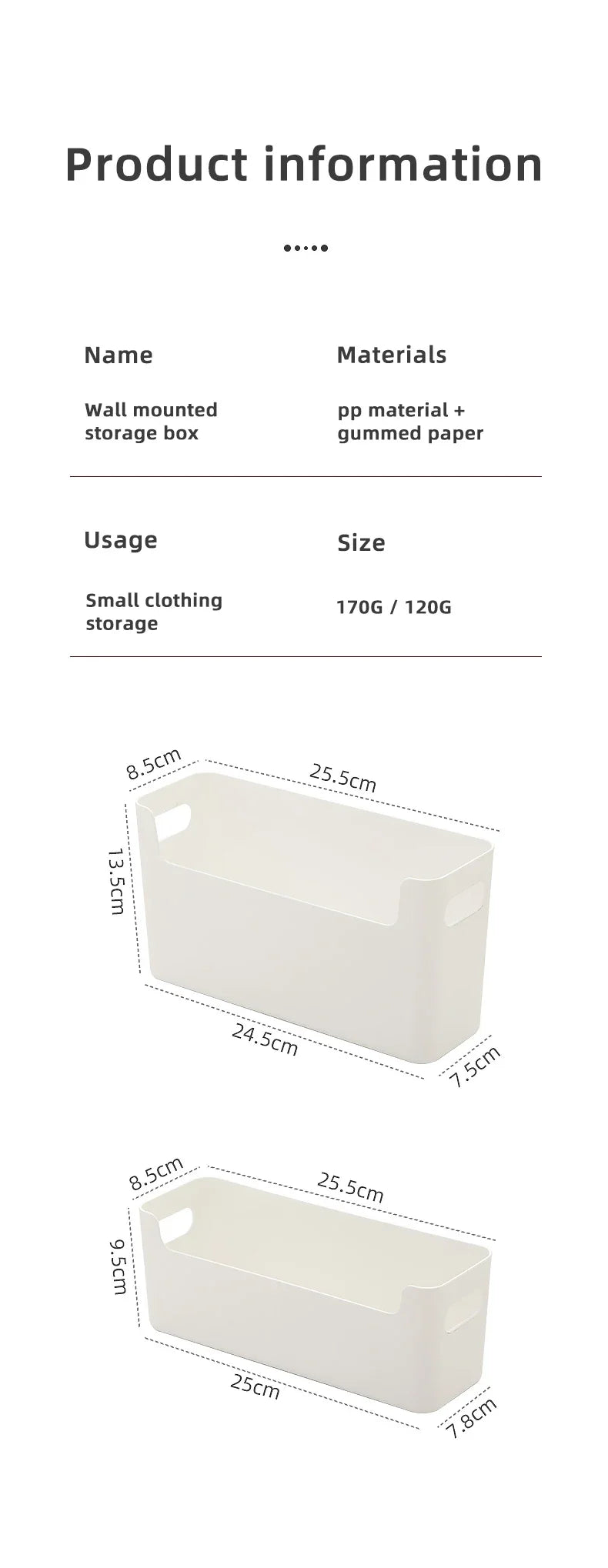 Plastic Storage Organizer Wall
