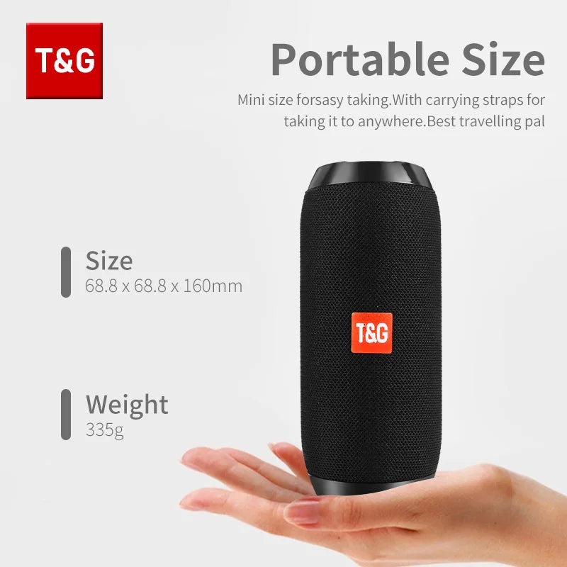 T&G Portable Sound Box Waterproof Loudspeaker
