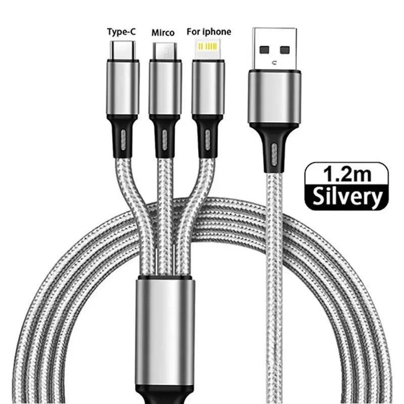 3-in-1 fast charging cable