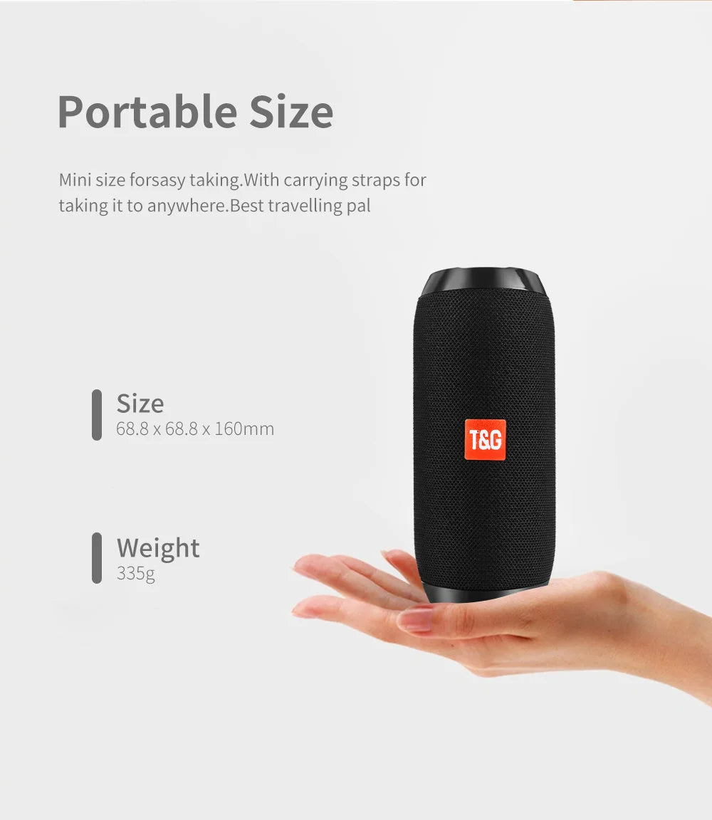 T&G Portable Sound Box Waterproof Loudspeaker