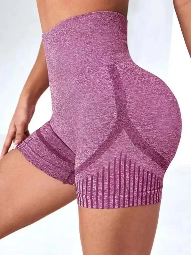 Women High Waist Workout Shorts