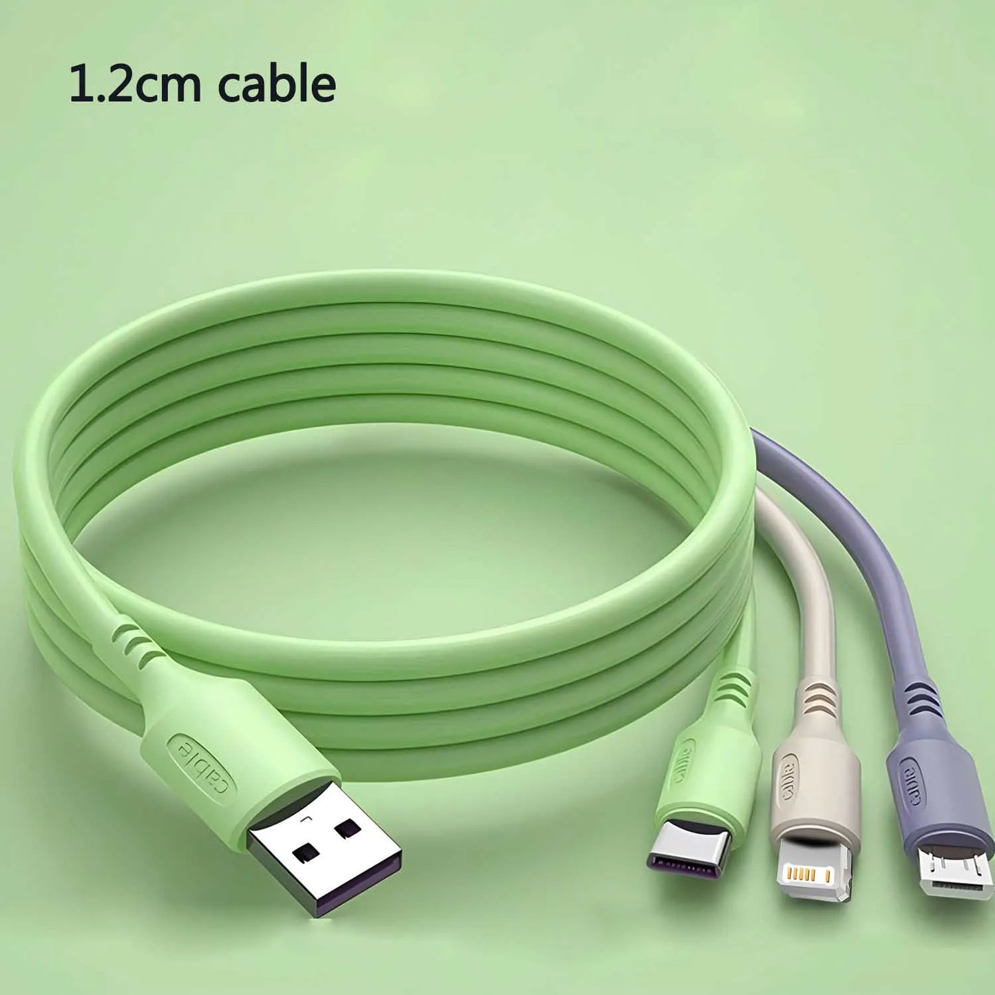 3 In 1 Super Fast Charging Cable For iPhone