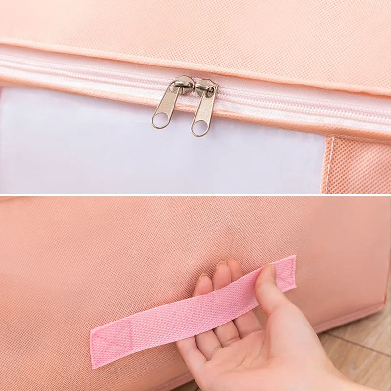 Foldable Storage Bags for Clothes and Comforters - Extra Large Capacity for Moving and Packing