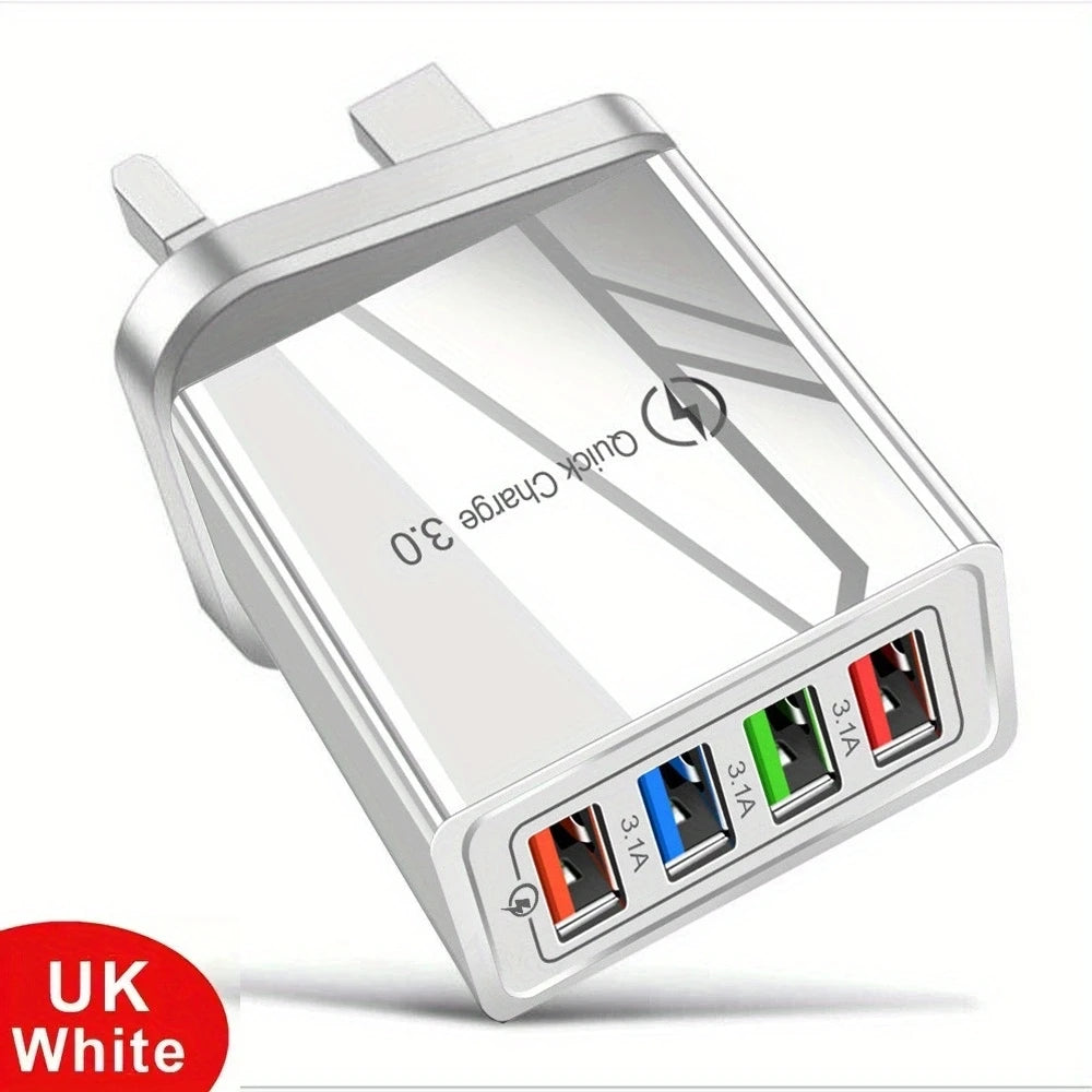 USB Charger Multi Port 4 USB Quick Charge 3.0 For Phone