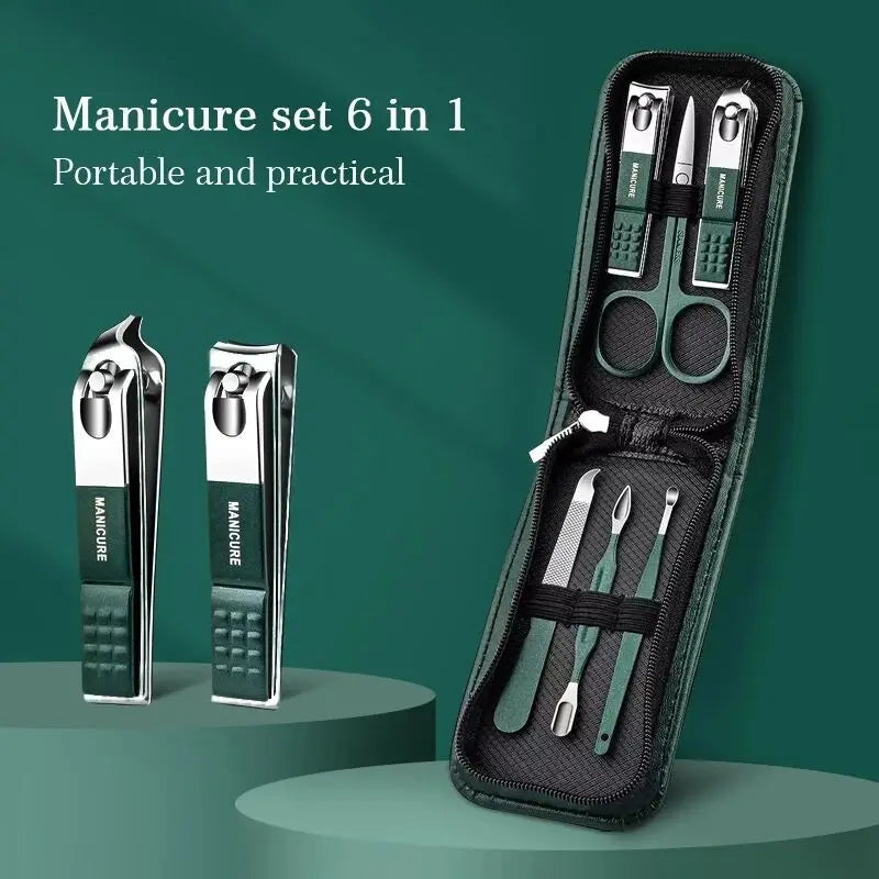 6 Pcs Portable Luxury Manicure Set