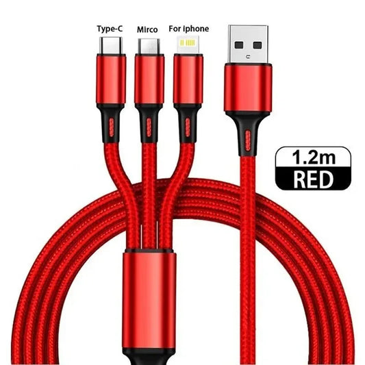 3-in-1 fast charging cable