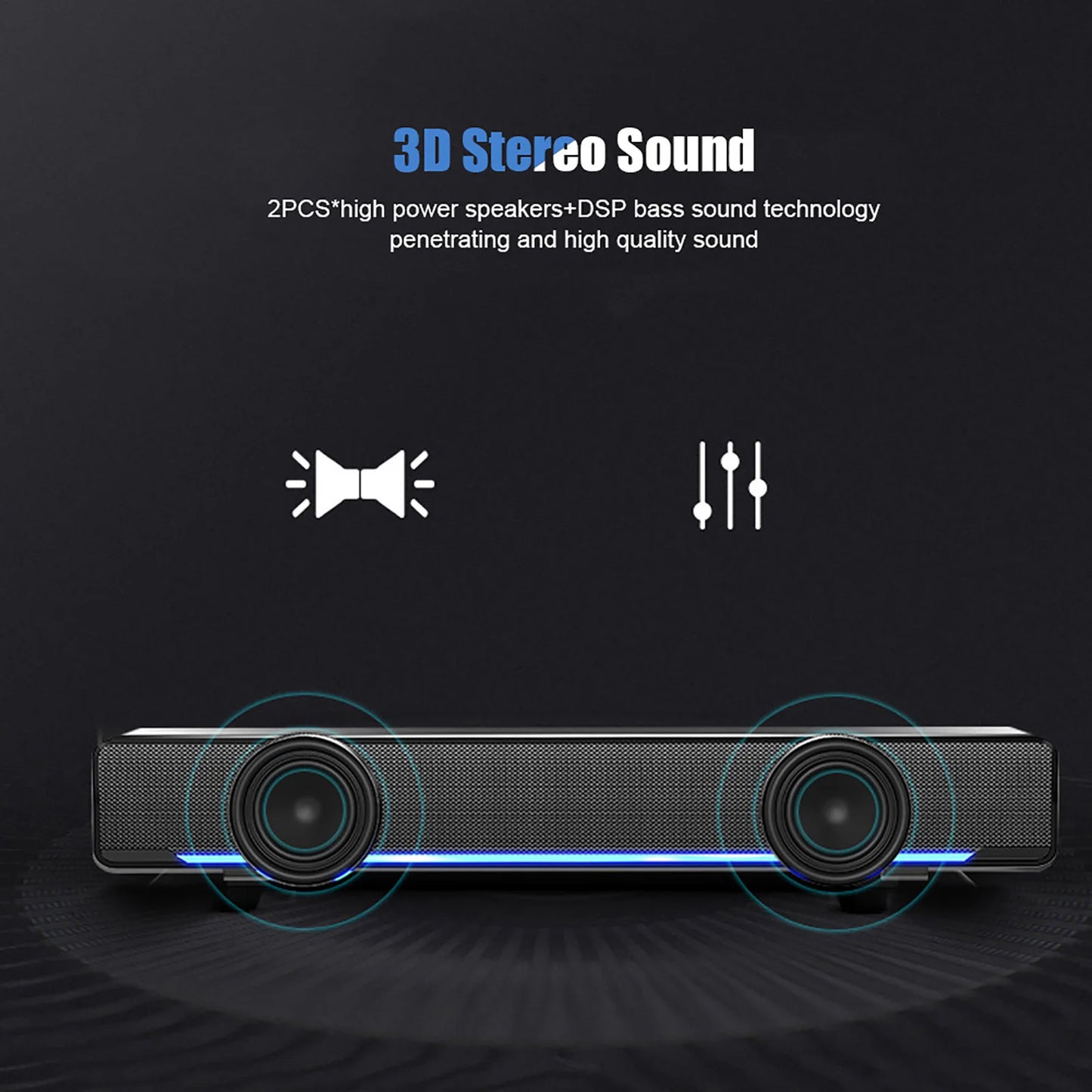 Portable Soundbar USB