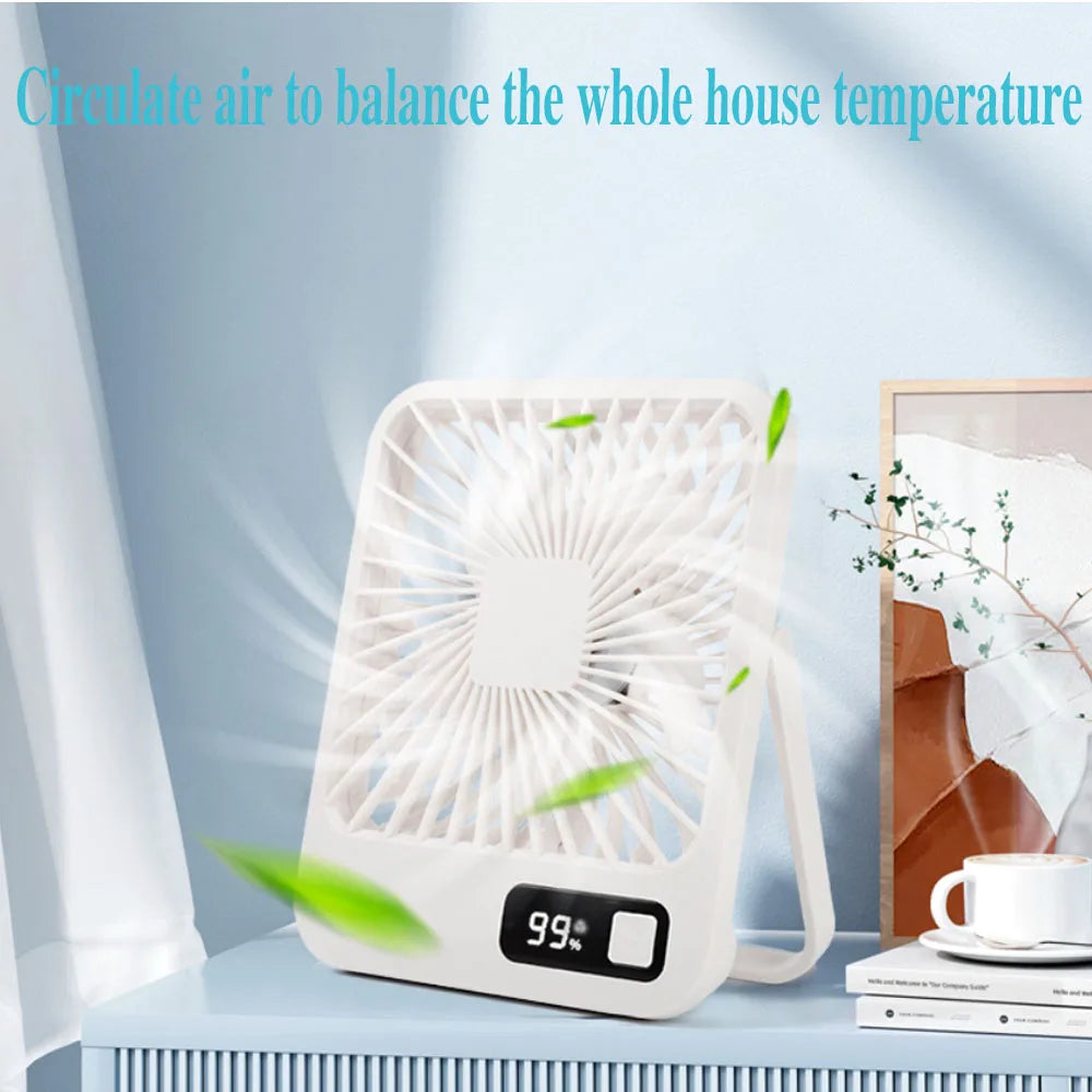 Portable Desktop Fan Rechargeable