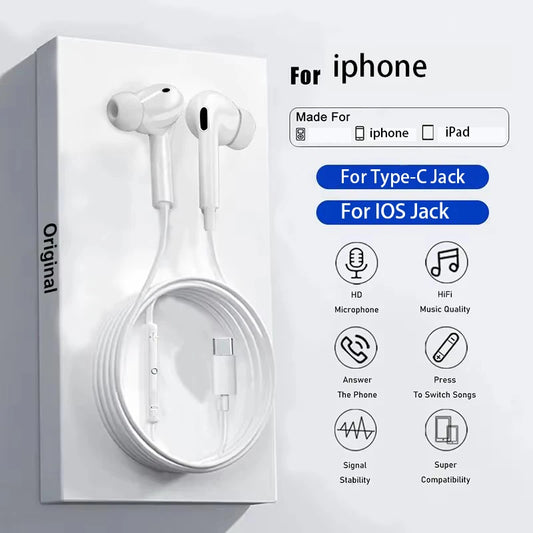 Wired Earbuds For iphone