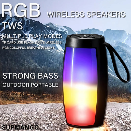 Wireless Bluetooth Speaker With LED Light