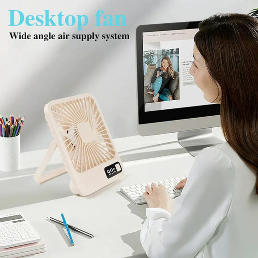 Portable Desktop Fan Rechargeable