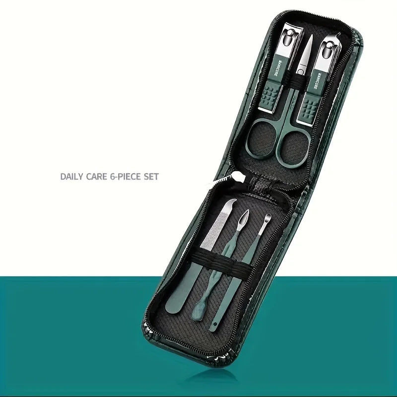 6 Pcs Portable Luxury Manicure Set